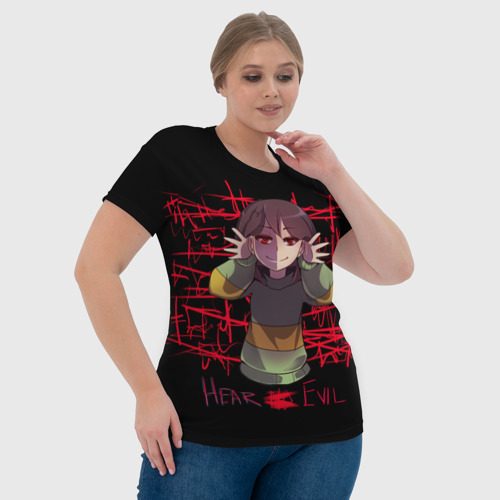 Женская футболка 3D с принтом UNDERTALE, фото #4