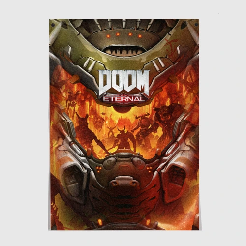 Постер Doom eternal Дум
