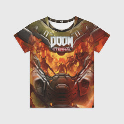 Детская футболка 3D Doom eternal Дум