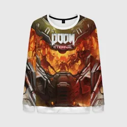 Мужской свитшот 3D Doom eternal Дум