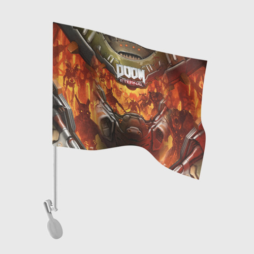 Флаг для автомобиля Doom eternal Дум