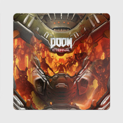 Магнит виниловый Квадрат Doom eternal Дум