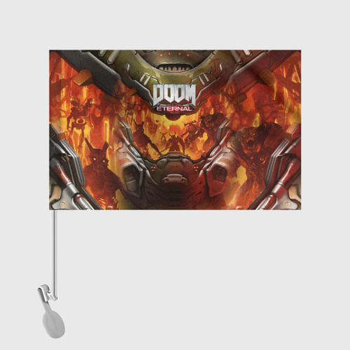 Флаг для автомобиля Doom eternal Дум - фото 2