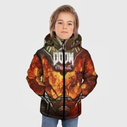 Зимняя куртка для мальчиков 3D Doom eternal Дум - фото 2