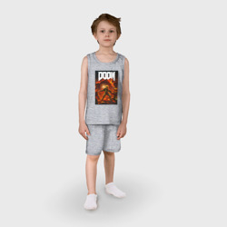 Детская пижама с шортами хлопок Doom eternal - фото 2