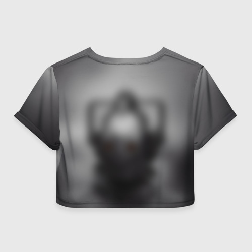 Женская футболка Crop-top 3D Cyberman, цвет 3D печать - фото 2