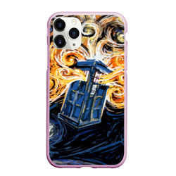 Чехол для iPhone 11 Pro матовый Van Gogh Tardis