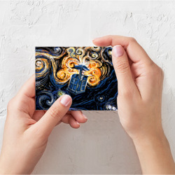 Поздравительная открытка Van Gogh Tardis - фото 2