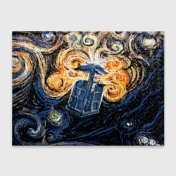 Обложка для студенческого билета Van Gogh Tardis