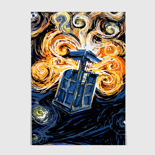 Постер Van Gogh Tardis