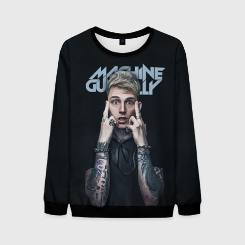 Мужской свитшот 3D Colson Baker MGK, цвет черный