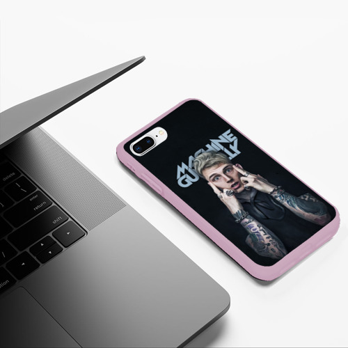 Чехол для iPhone 7Plus/8 Plus матовый Colson Baker MGK, цвет розовый - фото 5