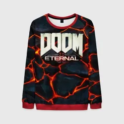Мужской свитшот 3D Doom: eternal