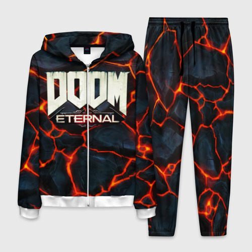 Мужской костюм 3D Doom: eternal, цвет белый