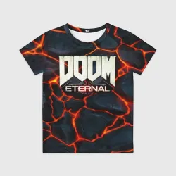 Детская футболка 3D Doom: eternal