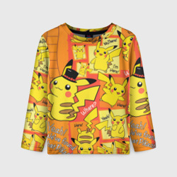 Детский лонгслив 3D Pikachu