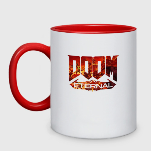 Кружка двухцветная DOOM Eternal.