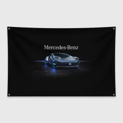 Флаг-баннер Mercedes Мерседес