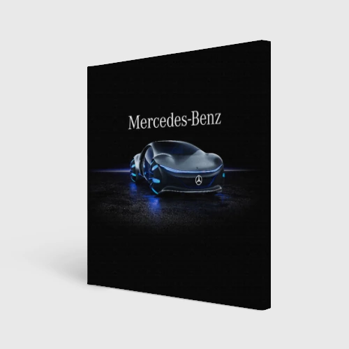 Холст квадратный Mercedes Мерседес