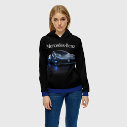 Женская толстовка 3D Mercedes Мерседес - фото 2