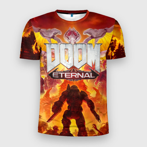 Мужская футболка 3D Slim Doom Eternal, цвет 3D печать