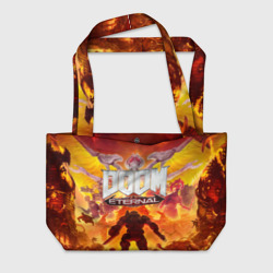 Пляжная сумка 3D Doom Eternal