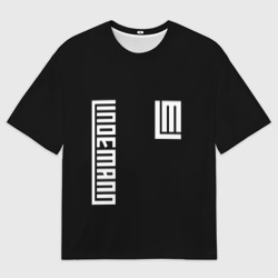 Мужская футболка oversize 3D LINDEMANN
