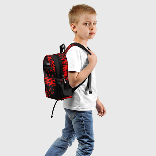 Детский рюкзак 3D с принтом NILETTO, вид сзади #1
