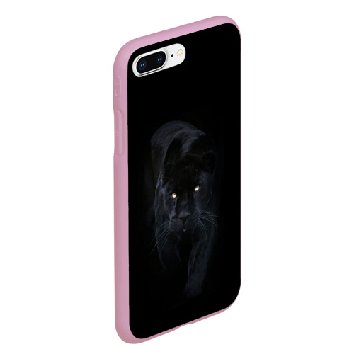 Чехол для iPhone 7Plus/8 Plus матовый Пантера, цвет розовый - фото 3