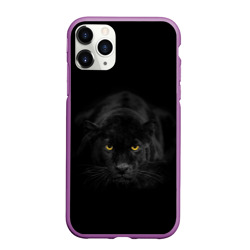 Чехол для iPhone 11 Pro Max матовый Пантера