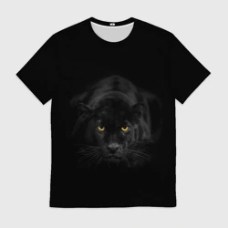 Мужская футболка 3D Пантера