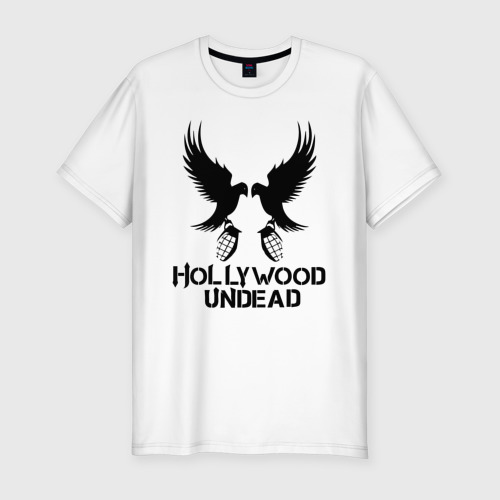 Мужская футболка хлопок Slim Hollywood Undead