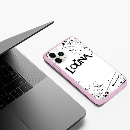 Чехол для iPhone 11 Pro Max матовый Louna, цвет розовый - фото 5