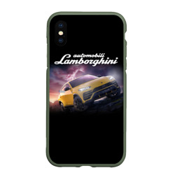 Чехол для iPhone XS Max матовый Lamborghini Urus Ламба Урус
