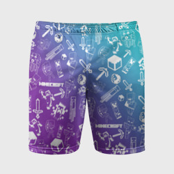 Мужские шорты спортивные Minecraft pattern