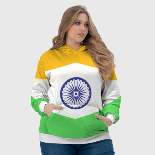 Женская толстовка 3D Индия India, цвет 3D печать - фото 6