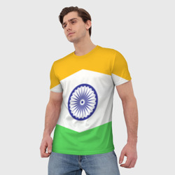 Мужская футболка 3D Индия India - фото 2