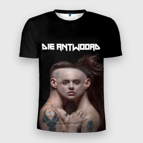 Мужская футболка 3D Slim Die Antwoord. House of zef, цвет 3D печать