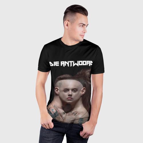 Мужская футболка 3D Slim Die Antwoord. House of zef, цвет 3D печать - фото 3