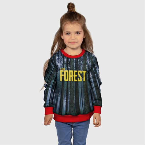 Детский свитшот 3D с принтом THE FOREST, фото #4