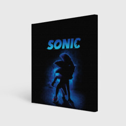 Холст квадратный Sonic in shadow