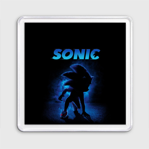 Магнит 55*55 Sonic in shadow