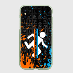 Чехол для iPhone XS Max матовый Portal 2