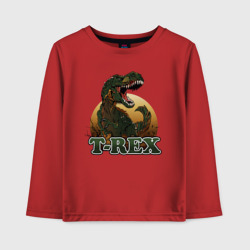 Детский лонгслив хлопок T-Rex