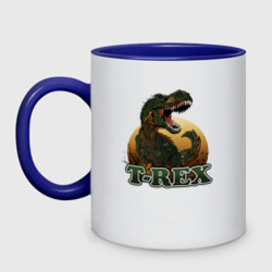 Кружка двухцветная T-Rex