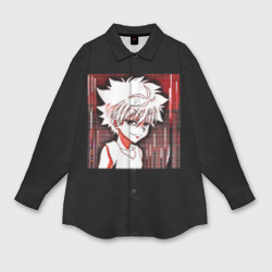 Мужская рубашка oversize 3D Hunter x Hunter Киллуа Killua