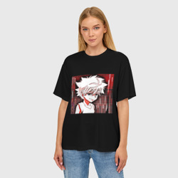 Женская футболка oversize 3D Hunter x Hunter Киллуа Killua - фото 2