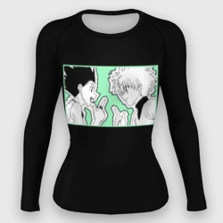 Женский рашгард 3D Hunter x Hunter Гон и Киллуа