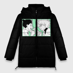 Женская зимняя куртка Oversize Hunter x Hunter Гон и Киллуа