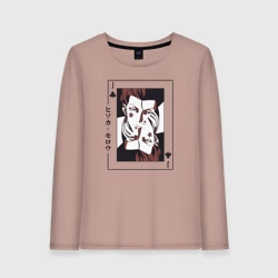 Женский лонгслив хлопок Хисока Охотник х Охотник Joker